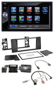 Blaupunkt 2DIN Bluetooth TMC USB Lenkrad SD Navigation für BMW 5er E39 01-03 Qua - Bild 1 von 10