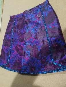 "Falda Jacquard J Crew Floral Colorida 0P Mujer 26"" Cintura Nueva sin Etiquetas" - Imagen 1 de 5