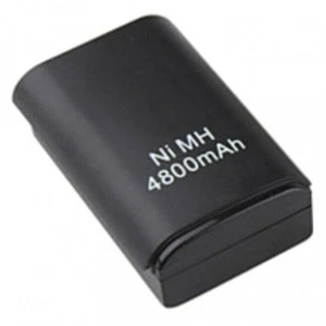 BATERIA PARA MANDO MICROSOFT XBOX 360, 4800 mAh 3.7V, CONTROLADOR, COLOR NEGRO - Imagen 1 de 1