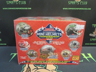 TRISTAR HIDDEN TREASURES SEALED MYSTERY SIGNED MINI HELMET CHAMPIONSHIP B CG4 - Image 1 of 4