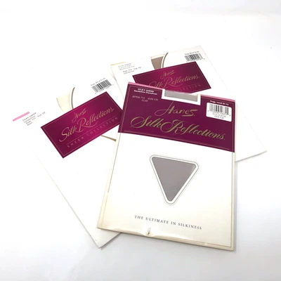 LOTE DE PANTIMEDIAS TRANSPARENTES SEDOSAS HANES SILK REFLECTIONS TALLA CD: ARCILLA, PERLA Y CAFÉ Foto 1 de 4