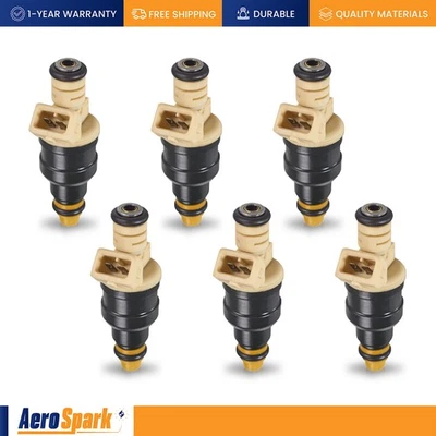 6 inyectores de combustible para Mercury Sable 1986-1999 3,0 L 1988-1993 3,8 L FJ712 0280150710 Foto 1 de 4