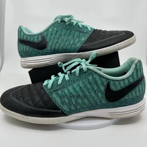Nike Lunar Gato II 2 Hyper Turquoise Black Indoor Shoes Soccer Size 11 US NO INS - Picture 1 of 13