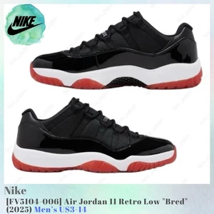 Nike Air Jordan 11 Retro Low Bred 2025 FV5104-006 Men's US3-14 NEW - Picture 1 of 6