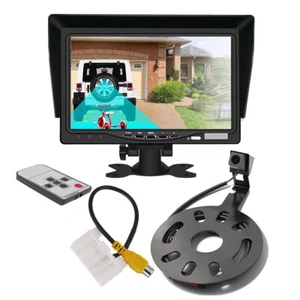 7'' Monitor + Backup Camera w/ Spare Tire Bracket For Jeep Wrangler JK 2007-2018 - Picture 1 of 15