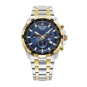 Swiss Alpine Military Men's Watch Chrono 7043.9145SAM Stainless Steel - Picture 1 of 4