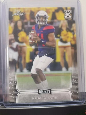 Khalil Tate 2020 Leaf Draft Picks Football #46 Arizona Wildcats - Image 1 of 2
