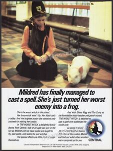 THE WORST WITCH__Original 1986 Trade print AD / poster__Fairuza Balk__Diana Rigg