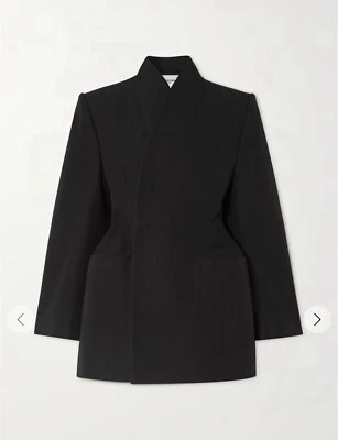 Balenciaga Minimal Hourglass wool-gabardine Jacket Runway 36 FR Retail $3500 — 第 1/4 张图片