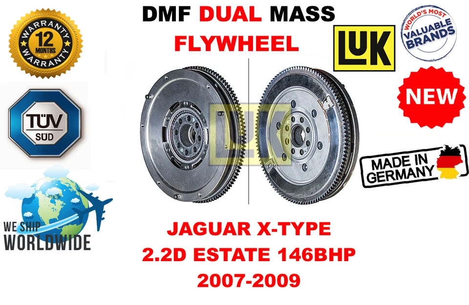 PARA JAGUAR X-TYPE 2.2D ESTATE 146BHP 2007-2009 NUEVO VOLANTE DMF de doble masa Foto 1 de 1