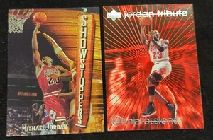 1997-98 Topps Finest Michael Jordan #271 Showstoppers + 1997 UD Jordan Tribute - Bild 1 von 11