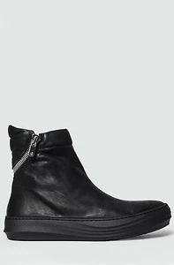 The Last Conspiracy Tobias Spiral Zip Leder Stiefel 8 US 41 EU SCHWARZ NEU - Bild 1 von 5