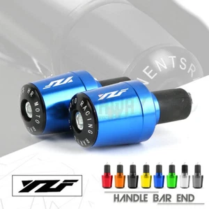 Motorcycle 22MM Grips Plugs Handle Bar End for YAMAHA YZF R1 R6 R15 V3 V6 R3 - Picture 1 of 56