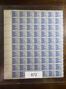 872 US Mint Sheet, 5 cent Francis E. Willard, Mint NH - Picture 1 of 3
