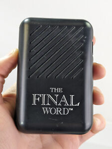 The Final Word Voice Box Insult Machine 1990 X-Rated Cursing Offensive TESTED