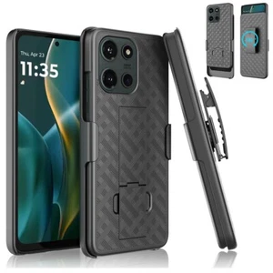 For Moto G Power G Stylus G 5G 2025 Case + Belt Clip Holster Cover +Screen Glass - Picture 1 of 9