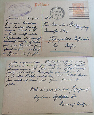 Pk Hannover 1918: Farmacia An Kammerherrn Rudolf De Schutzbar Gen. Milchling • 10.07€