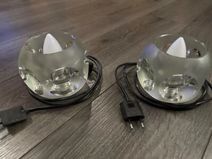 2x ICE CUBE Nacht- Tischlampe von PEIL & PUTZLER*satiniertes Glas*ca. 12 x 12 cm - Bild 1 von 3