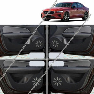Para Volvo S60 2019-2021 fibra de carbono PU puerta interior almohadilla protectora antipatada - Imagen 1 de 9