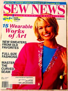 Sew News Magazine: December 1995, #159. Sweaters, Q&A, Art Fashion - Ships Free - Picture 1 of 2
