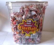 SEALED Atomic Fireballs Cinnamon Flavored Candy, 240 Individually Wrapped Pieces
