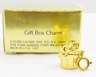 Estee Lauder Gold Tone Charm - Gift Box
