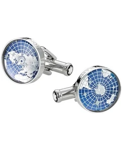 New Montblanc Heritage Spirit North and South Men's Cufflinks 113000 - Picture 1 of 1