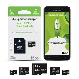Karta pamięci micro SD do Samsung Galaxy J3 (2018) 16GB 32GB 64GB 128GB 256GB - Zdjęcie 1 z 31