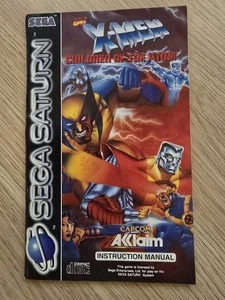 Sega Saturn X-Men Children Of The Atom Manual Only PAL - Bild 1 von 3