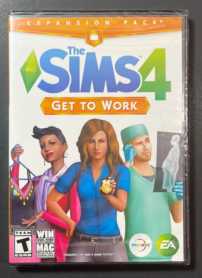 The Sims 4 [ Get To Work ] (PC / DVD-ROM) NEW - Image 1 of 4