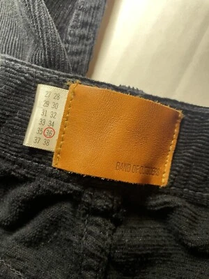 Band of Outsiders Made in USA Corduroy Slim Fit Button Fly Jeans 36x32 - Image 1 of 4