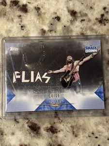 2020 Topps WWE Undisputed Elias Blue Parallel Base Card 4/25 SP - Picture 1 of 2