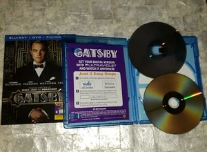 THE GREAT GATSBY Leonardo Dicaprio Tobey Maguire BLU-RAY DISC / DVD COMBO - Picture 1 of 10