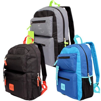 Trailmaker Classic 19" Backpack 3-Compartment School Book Bag Boy Girl NEW - Imagem 1 de 4
