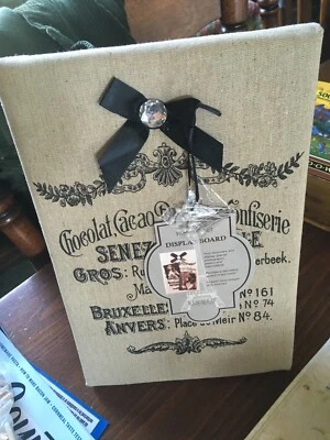 Glamourous French Display Board Paris Flea Market  8 x 12 inches  - Image 1 of 4