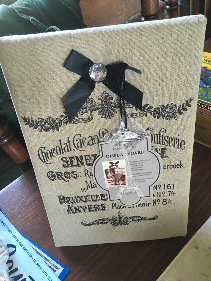 Glamourous French Display Board Paris Flea Market  8 x 12 inches  - Image 1 of 4