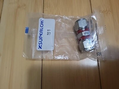 Superlok Tube Fitting SUI-8 1/2” Tubing Union - Image 1 of 3