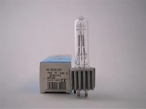 HALOGENLAMPE 93729 OSRAM 750W 230V G9,5 HPL FOTO ETC FORMMASCHINE 88474 GE - Bild 1 von 1