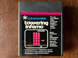 TOWERING INFERNO Atari 2600 Video Game US GAMES Cartridge 1982 - Tested & Works! - Bild 1 von 8