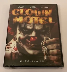Clown Motel DVD (2019) SEALED - Paranormal - Ari Lehman Tony Moran Martin Klebba - Imagen 1 de 2
