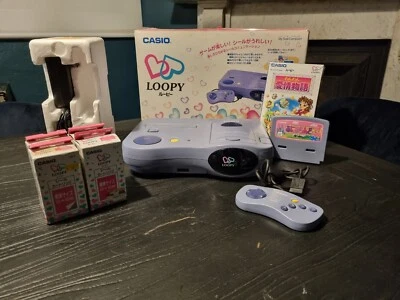 CASIO LOOPY Retro, Vintage SV-100 Console System Boxed 2 Games Thermo Tape - Image 1 of 4