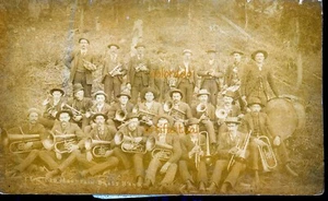 RED MOUNTAIN Colorado mining town brass band Ouray County cabinet photo 1885 - Picture 1 of 3
