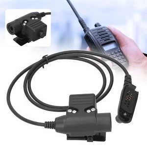 Adapter kabla audio PTT do Motorola GP140 GP320 GP328 GP338 GP340 Walkie Talkie - Zdjęcie 1 z 12