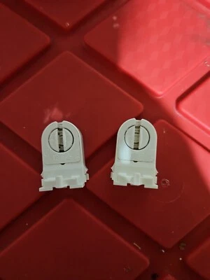Fluorescent Tube Sockets Sold As Pairs Mid Mount - Image 1 of 3