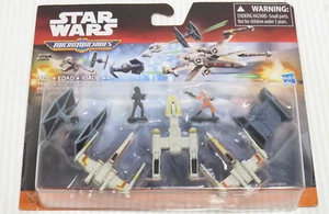 MOC 2015 STAR WARS MICROMACHINES X- WING LUKE SKYWALKER Y WING SET HASBRO - Picture 1 of 3