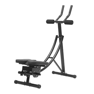 Ab Machine Coaster Abdominal Crunch Trainer For Home Gym Core Workout Equipment - Picture 1 of 21