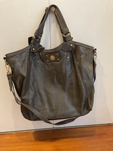 Marc Jacobs Bag Patent Leather Tote Ladies Gray - Picture 1 of 11
