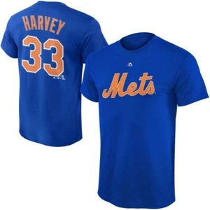 Majestic Juventud Mate Harvey New York Mets Sintético Player T-Shirt Real XL (18 - Imagen 1 de 9