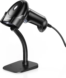 USB-Handheld-Barcode-Scanner mit Stand PC inventar 1D 2D-QR-Code-Scanner-Leser - Bild 1 von 10