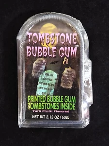 1996 TOMBSTONE BUBBLE GUM Tutti Frutti Flavored 2.23 oz (60g) by Uniconfis - Bild 1 von 6